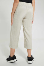 تنزيل الصورة على معرض الصور، Redtag-Beige-Linen-Culottes-Culottes-Senior-Girls-9 to 14 Years
