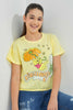 Redtag-Yellow-Winnie-The-Pooh-T-Shirt-Graphic-T-Shirts-Senior-Girls-9 to 14 Years