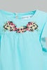 Redtag-Mint-Embroidered-Yoke-Dress-Dresses-Infant-Girls-3 to 24 Months