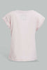 Redtag-Pink-Solid-T-Shirt-Plain-T-Shirts-Infant-Girls-3 to 24 Months