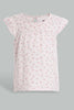 Redtag-Pink-Printed-Top-Blouses-Infant-Girls-3 to 24 Months