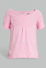 Load image into Gallery viewer, Redtag-Pink-Solid-Top-Blouses-Infant-Girls-3 to 24 Months
