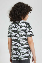 تنزيل الصورة على معرض الصور، Redtag-White-Patterned-Splat-Print-T-Shirt-Graphic-T-Shirts-Boys-2 to 8 Years
