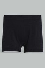 Load image into Gallery viewer, Black Seamless Boxer Brief (Pack of 2)
