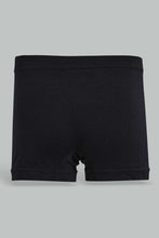 Load image into Gallery viewer, Black Seamless Boxer Brief (Pack of 2)
