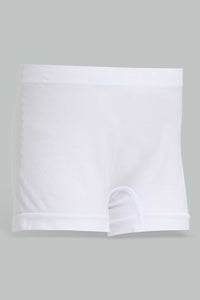 White Seamless Boxer Brief (Pack of 2)