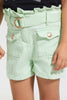 Redtag-Lt.-Green-Girls--Non-Denim-Short-Denim-Shorts-Girls-2 to 8 Years