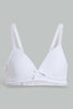 Beige And White Padded Bra For Senior Girls (Pack of 2)