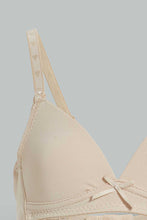 Load image into Gallery viewer, Beige And White Padded Bra For Senior Girls (Pack of 2)
