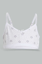 Load image into Gallery viewer, White And Yellow Non-Padded Bra For Senior Girls (2 Pack)
