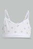 White And Yellow Non-Padded Bra For Senior Girls (2 Pack)