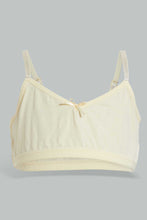 Load image into Gallery viewer, White And Yellow Non-Padded Bra For Senior Girls (2 Pack)
