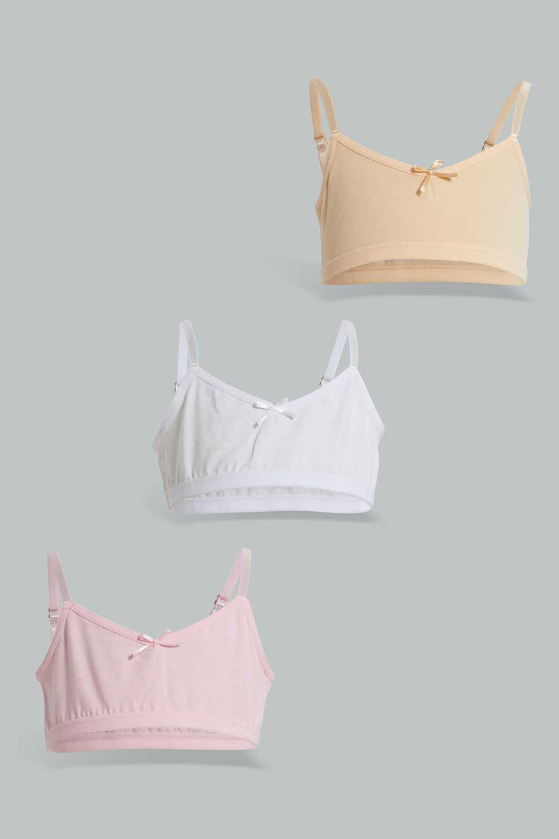 Assorted Non-Padded Bra For Senior Girls (3 Pack)