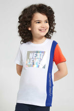 Load image into Gallery viewer, Redtag-White-Striped-Ss-Shirt-Casual-Shirts-Boys-2 to 8 Years
