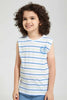 Redtag-White-Tiedye-Stripe-T-Shirt-Graphic-T-Shirts-Boys-2 to 8 Years