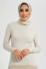 Redtag-White-Top-Ribbed-Long-Sleeves-Without-Placket-Tops-Women's-