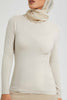 Redtag-White-Top-Ribbed-Long-Sleeves-Without-Placket-Tops-Women's-