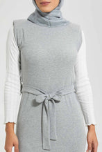 تنزيل الصورة على معرض الصور، Redtag-Grey-Melange-Dress-Sleeveless-Dresses-Women&#39;s-
