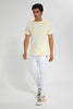 Redtag-Yellow-Tie-&-Die-T-Shirt-All-Over-Prints-Men's-