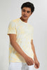 Redtag-Yellow-Tie-&-Die-T-Shirt-All-Over-Prints-Men's-