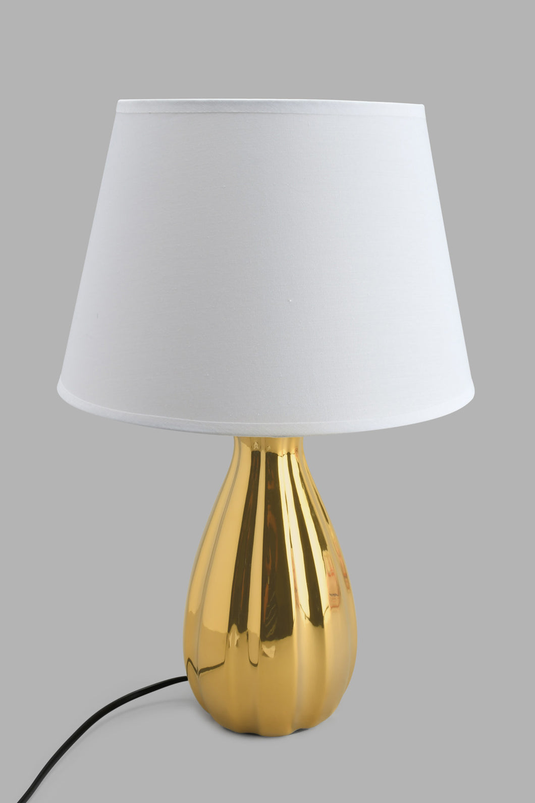 Redtag-Gold-Textured-Base-Ceramic-Table-Lamp-Table-Lamps-Home-Decor-