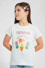 تنزيل الصورة على معرض الصور، Redtag-White-Ice-Cream-T-Shirt-Graphic-T-Shirts-Girls-2 to 8 Years
