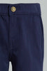 Redtag-Navy-Pull-On-Chino-Pant-Chino-Trousers-Infant-Boys-3 to 24 Months