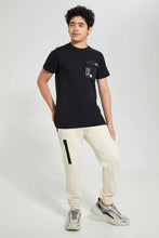 Load image into Gallery viewer, Redtag-Off-White-Bsr-Mesh-Cargo-Active-Pant-Joggers-Senior-Boys-9 to 14 Years
