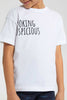 Redtag-White-Oversized-T-Shirt-Graphic-T-Shirts-Boys-2 to 8 Years