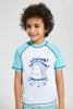 White And Blue Shark T-Shirt