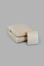 Load image into Gallery viewer, Redtag-Beige-Velvet-2-Piece-Quilt-With-Zig-Zag
(Single-Size)-Category:Quilts,-Colour:Beige,-Filter:Home-Bedroom,-HMW-BED-Quilts,-New-In,-New-In-HMW-BED,-Non-Sale,-S22C,-Section:Homewares-Home-Bedroom-
