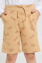 Load image into Gallery viewer, Redtag-Stone-Tiger-Print-Short-Active-Shorts-Boys-2 to 8 Years
