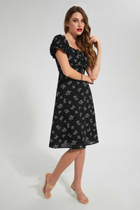 Redtag-Assorted-Dress-With-String-At-Front-Dresses-Women's-