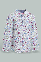 تنزيل الصورة على معرض الصور، Redtag-Beige-Flower-Allover-Printed-Long-Slv-Shirt-Casual-Shirts-Infant-Boys-3 to 24 Months
