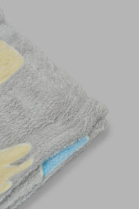 Redtag-White-Rainbow-Glow-In-The-Dark-Kids-Blanket-Category:Blankets,-Colour:Yellow,-Filter:Home-Bedroom,-HMW-BED-Blankets,-New-In,-New-In-HMW-BED,-Non-Sale,-S22C,-Section:Homewares-Home-Bedroom-