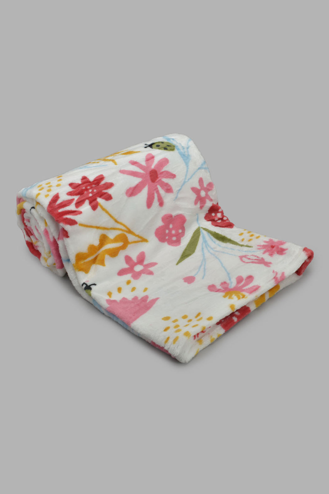 Redtag-Multi-Colour-Floral-Print-Kids-Blanket-Category:Blankets,-Colour:Multicolour,-Filter:Home-Bedroom,-HMW-BED-Blankets,-New-In,-New-In-HMW-BED,-Non-Sale,-S22C,-Section:Homewares-Home-Bedroom-