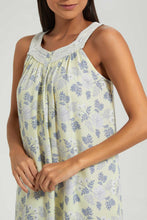 Load image into Gallery viewer, Redtag-Yellow-Floral-Printed-Nightgown-Nightgowns-Women&#39;s-
