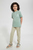 Redtag-Mint-Pkt-Henley-Henley-T-Shirts-Boys-2 to 8 Years