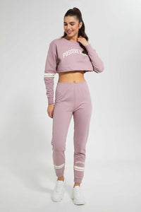 Redtag-Grey-Melange-Graphic-Print-SweaT-Shirt-Loungewear-Women's-