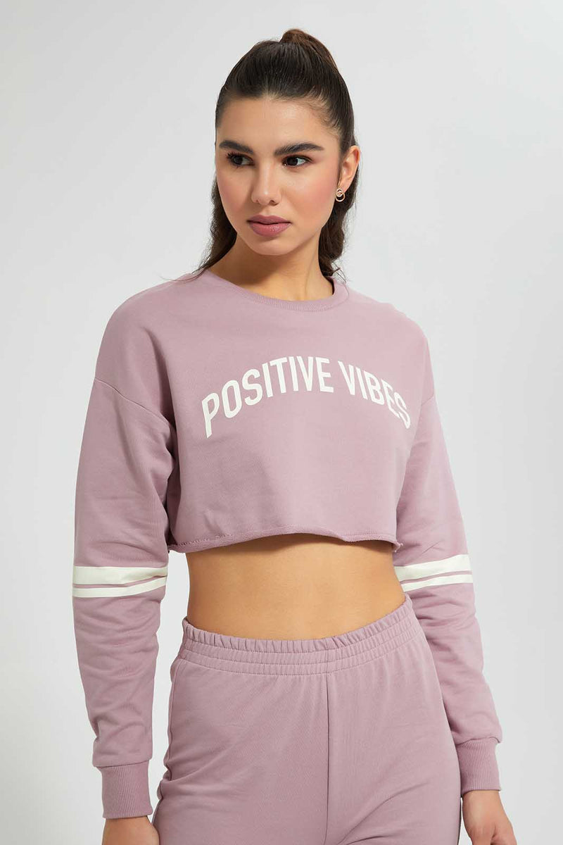 Redtag-Grey-Melange-Graphic-Print-SweaT-Shirt-Loungewear-Women's-