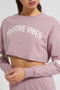 Redtag-Grey-Melange-Graphic-Print-SweaT-Shirt-Loungewear-Women's-