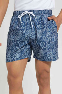 Redtag-Blue-Pesley-Print-Swim-Short-Swimwear--