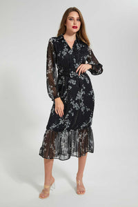 Redtag-Assorted-Longsleeve-Dress-Cropped-Tops-Women's-