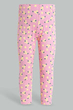 Load image into Gallery viewer, Pink And White Legging For Infant Girls (2 Piece)
