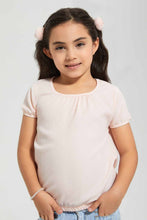 Load image into Gallery viewer, Redtag-Peach-Textured-Blouse-Blouses-Girls-2 to 8 Years
