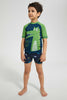 Redtag-Blue-Print-Swm-Rash-Vest-Graphic-T-Shirts-Boys-2 to 8 Years