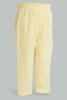 Redtag-Yellow-Solid-Wrinkeled-Trouser-Trousers-Infant-Girls-3 to 24 Months