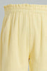 Redtag-Yellow-Solid-Wrinkeled-Trouser-Trousers-Infant-Girls-3 to 24 Months