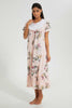 Redtag-Pink-Rayon-Printed-Nightgowns-Women's-