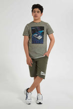 Load image into Gallery viewer, Redtag-Grey-Astronaut-Tee-Graphic-T-Shirts-Senior-Boys-9 to 14 Years
